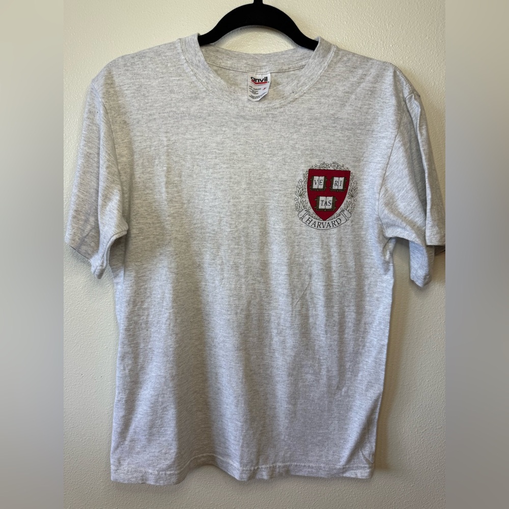 Anvil Light Gray Harvard Tee
